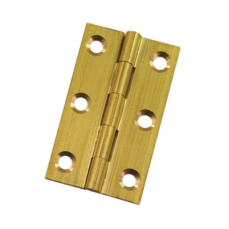 Extruded Cabinet Hinge - Brass - Self Colour - 50mm x 30mm x 1.5mm