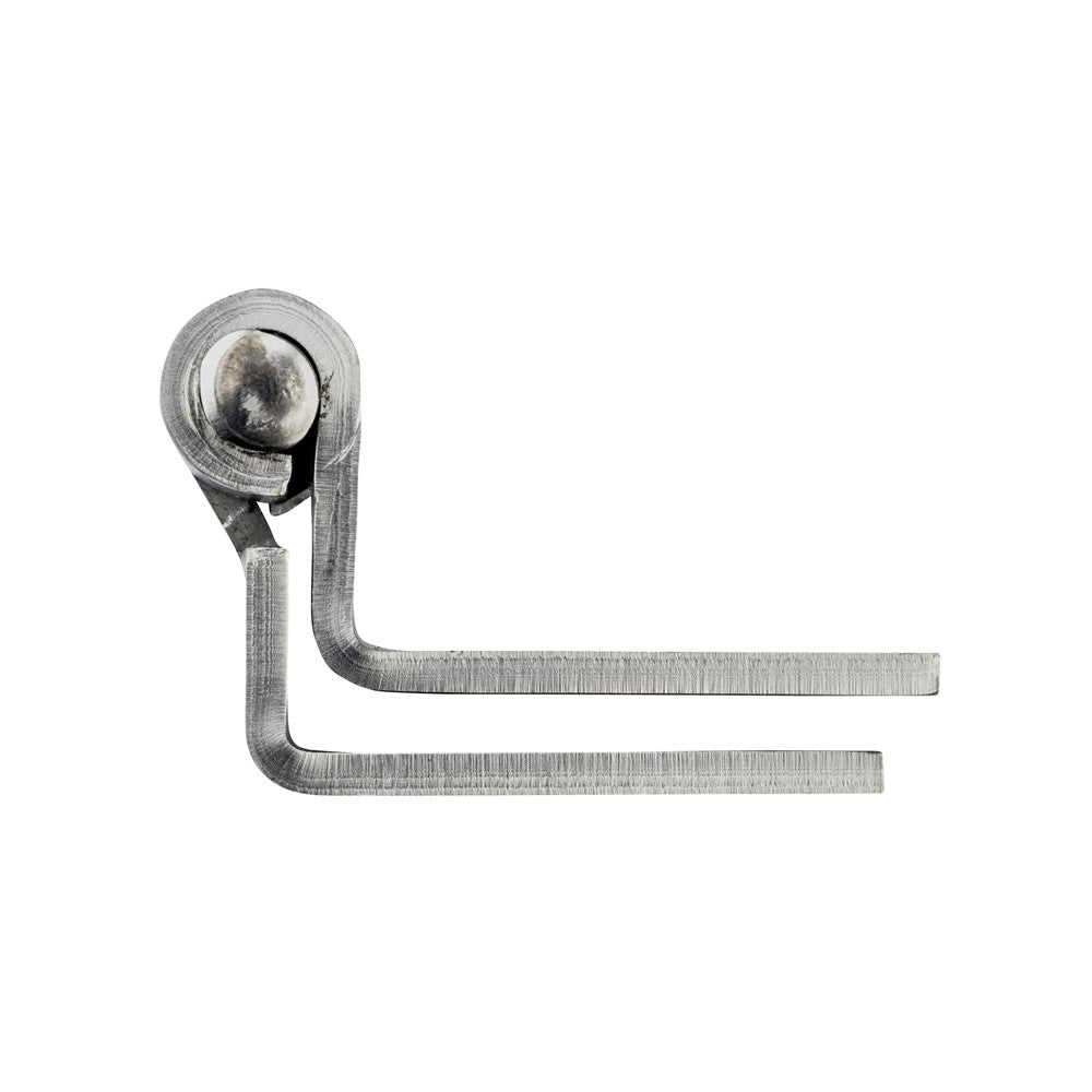Stormproof Cranked Hinge - Stainless Steel 316 - Satin Polished - Staggered Holes - 102 x 73 x 2.5mm