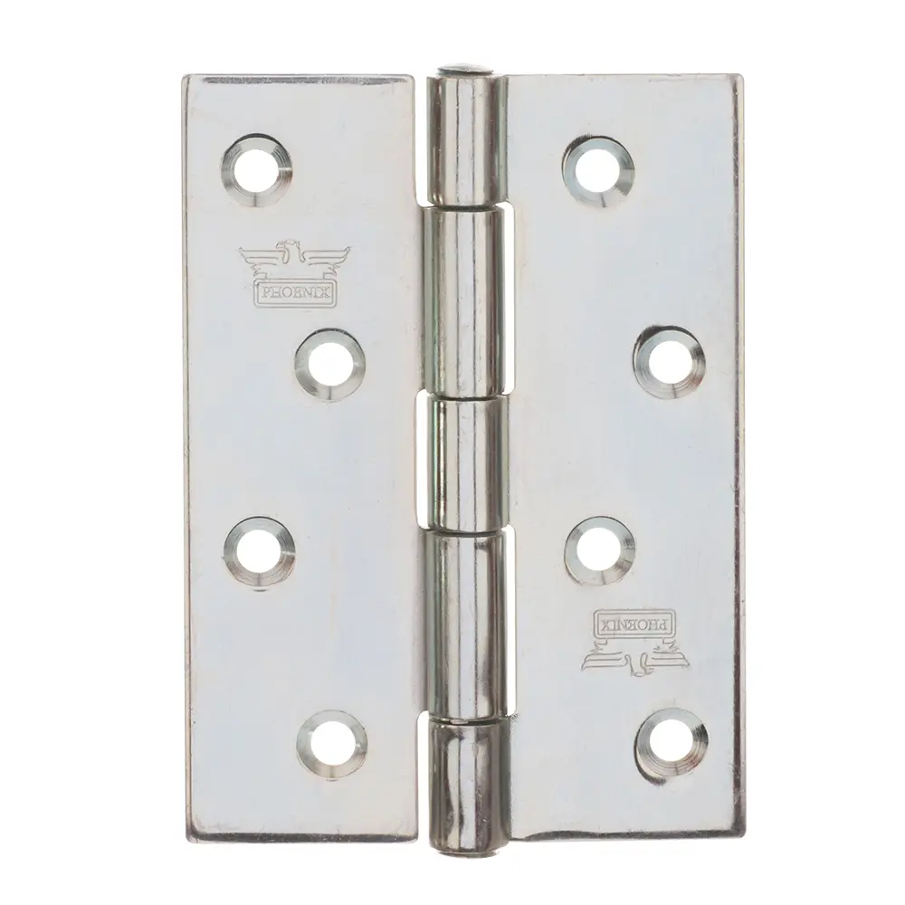 7050 Plain Knuckle Butt Hinge - Mild Steel - Zinc Plated 102 x 73 x 2mm