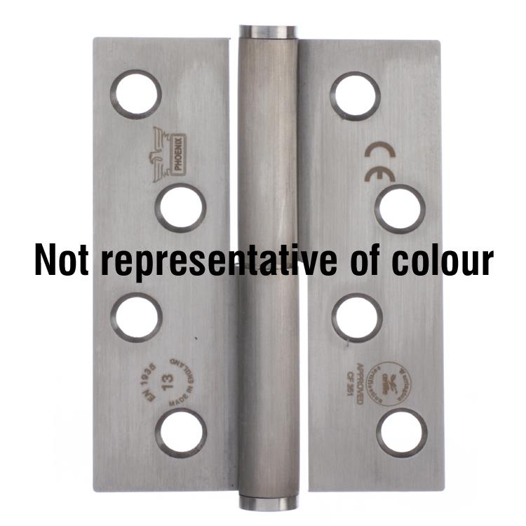 7755 Concealed Bearing Lift Off Hinge - Square Corner - Staggered Hole - Clockwise Close - Stainless Steel - Bright Polished 102 x 76 x 3mm