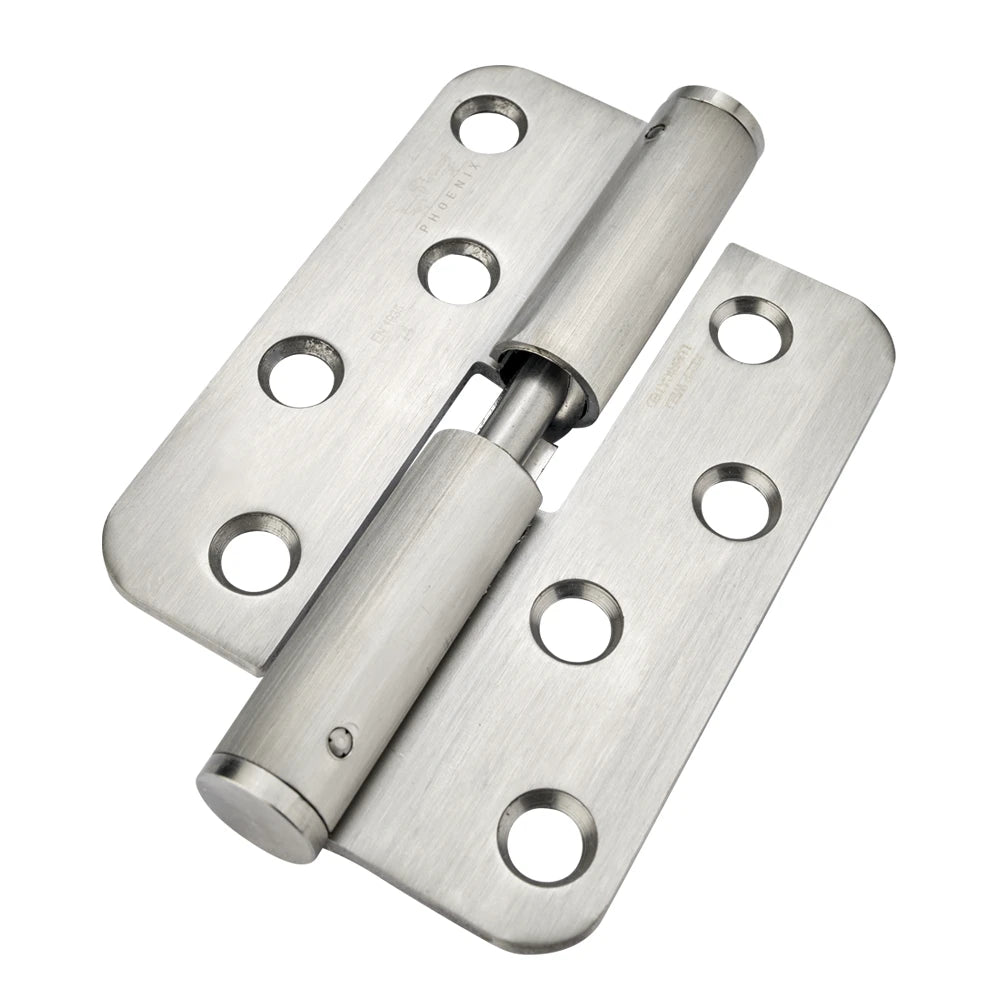7916 Loadmaster Rising Lift Off Hinge - Radius Corner - Anti-Clockwise Close - Stainless Steel - Satin Polished 100 x 76 x 3mm