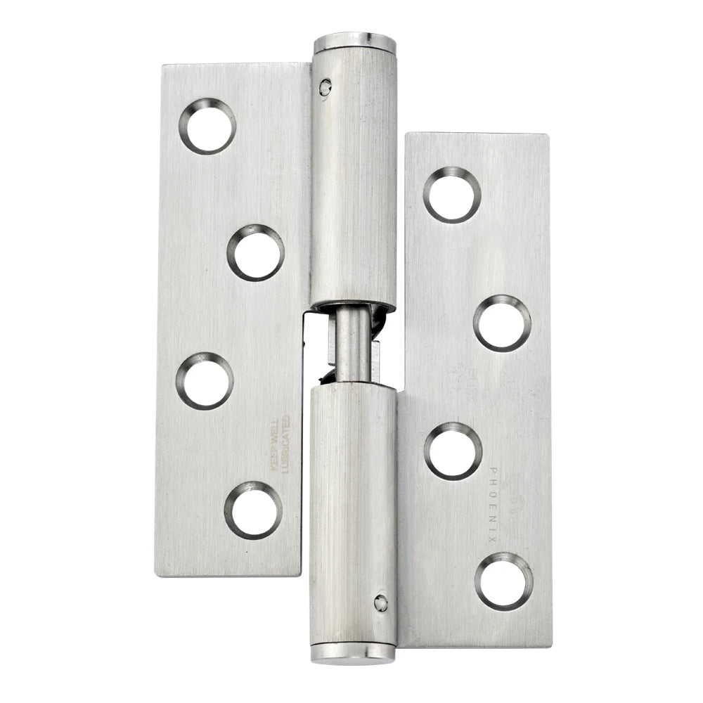 7916 Loadmaster Rising Lift Off Hinge - Square Corner - Anti-Clockwise Close - Stainless Steel - Satin Polished 100 x 76 x 3mm