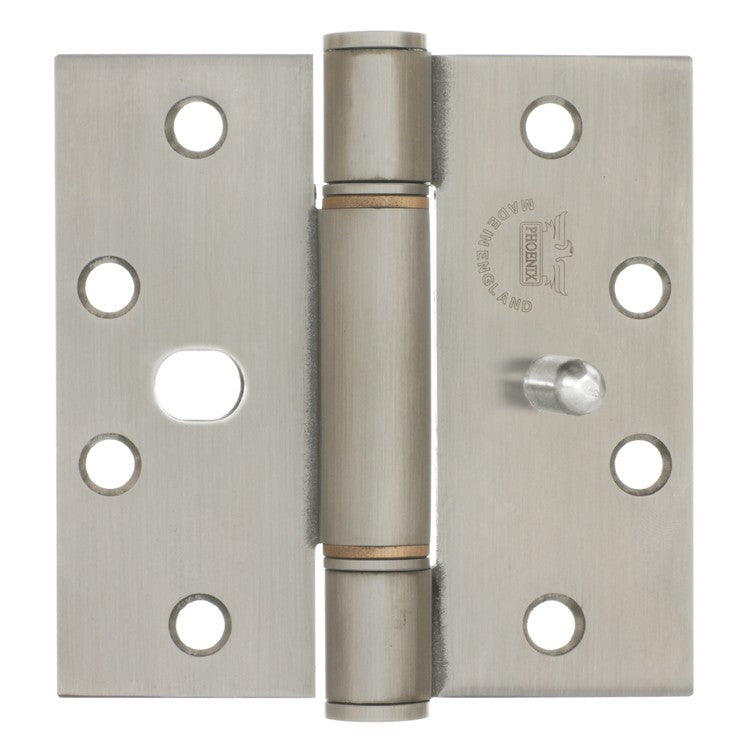 7980 Loadmaster Dog Bolt Hinge - Stainless Steel 316 - Satin Polished 114 x 114 x 4mm