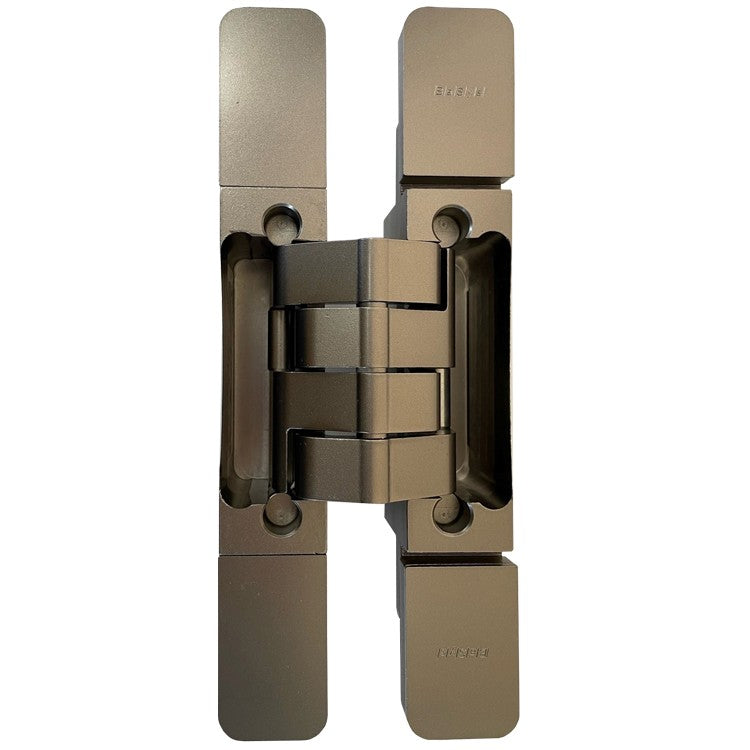 Pivota DX120 3D Design Fully Concealed Adjustable Hinge - Aluminium - Simulated Stainless Steel Finish