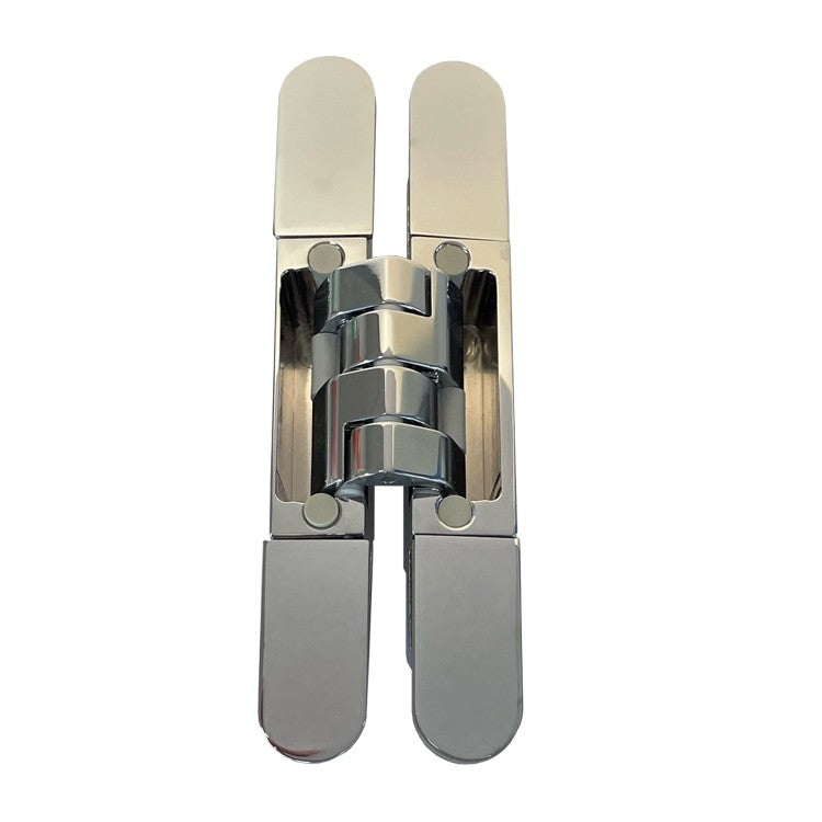 Pivota DX38 3D Fully Concealed Adjustable Hinge - Aluminium - Bright Chrome Finish