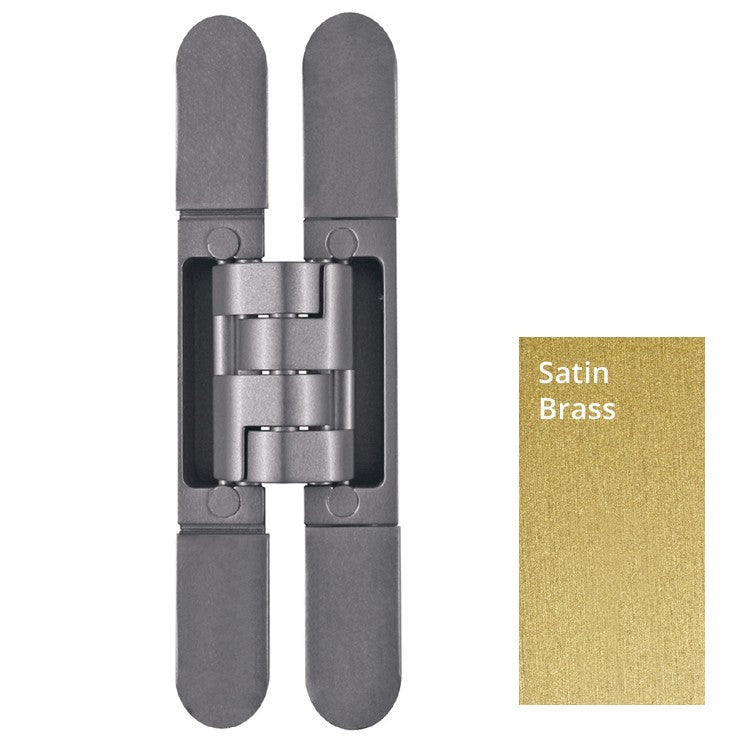 Pivota DX38 3D Design Fully Concealed Adjustable Hinge - Aluminium - Satin Brass Finish
