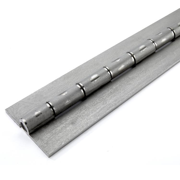 1822 Heavy Duty Piano Hinge - Stainless Steel - Self Colour - No Holes 1829 x 102 x 5 x 12mm Pin