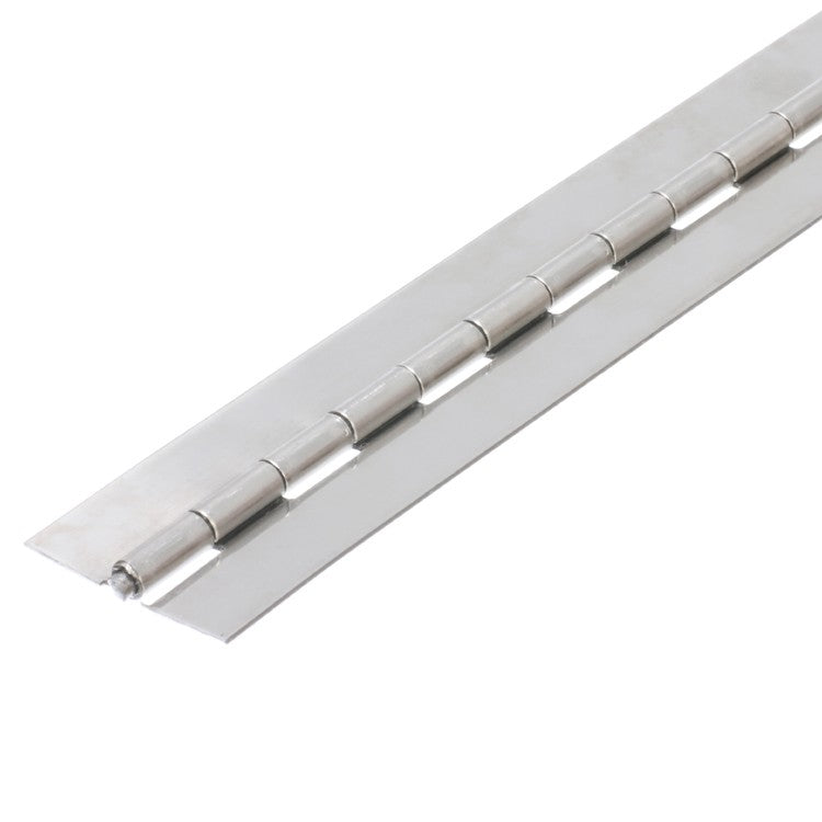 3624 Light Duty Piano Hinge - Mild Steel - Self Colour - No Holes 1829 x 32 x 0.9 x 3.3mm Pin