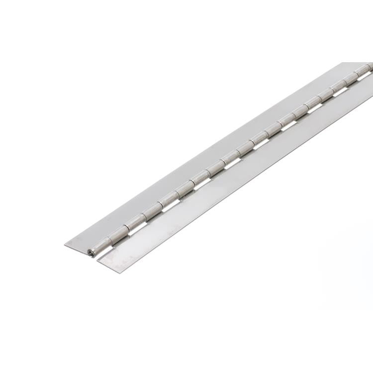 3626 Light Duty Piano Hinge - Stainless Steel - Self Colour- No Holes 1829 x 38 x 0.9 x 3.3mm Pin