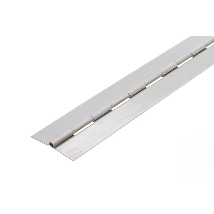 3630 Light Duty Piano Hinge - Stainless Steel - Self Colour - No Holes 1829 x 51 x 0.9 x 3.3mm Pin