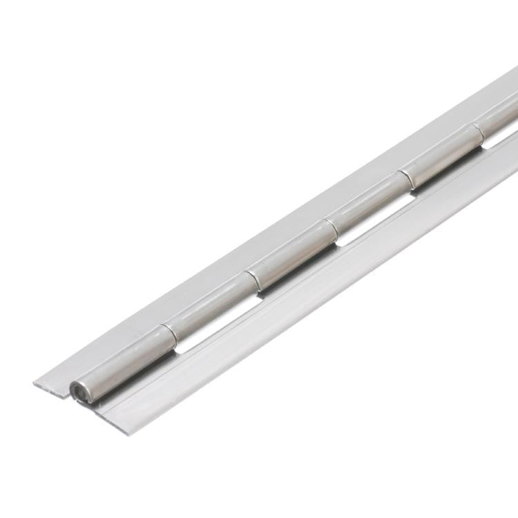 4802 Medium Duty Piano Hinge - Mild Steel - Self Colour- No Holes 1829 x 25 x 1.2 x 3.3mm Pin