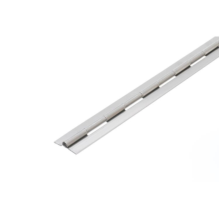 4802 Medium Duty Piano Hinge - Stainless Steel - Self Colour - No Holes 1829 x 25 x 1.2 x 3.3mm Pin