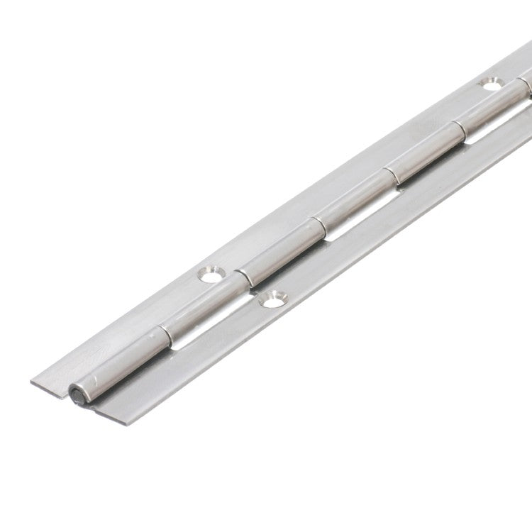 4802 Medium Duty Piano Hinge - Mild Steel - Self Colour - In-line Holes 1829 x 25 x 1.2 x 3.3mm Pin