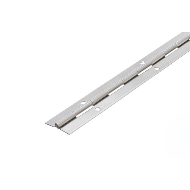 4804 Medium Duty Piano Hinge - Stainless Steel - Self Colour - In-line Holes 1829 x 32 x 1.2 x 3.3mm Pin