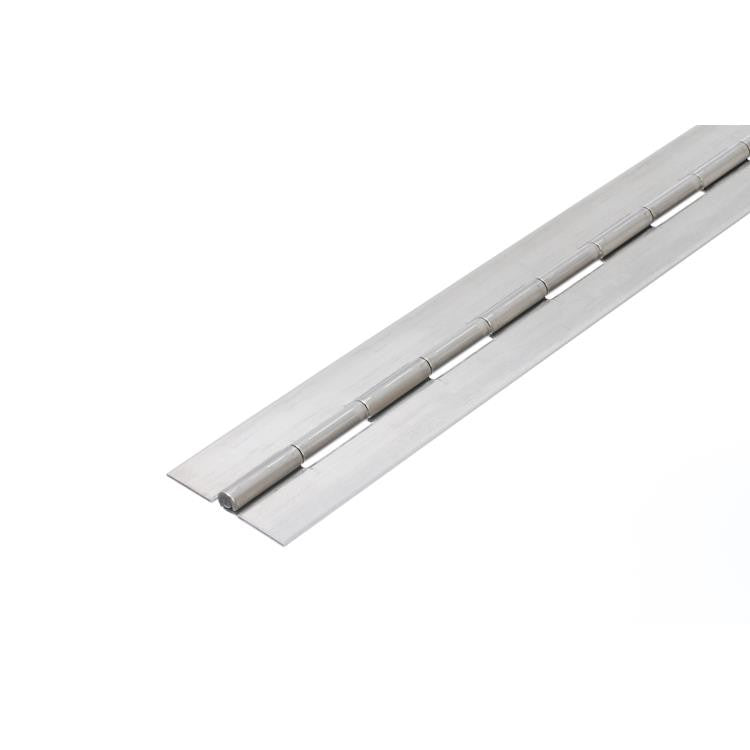 4806 Medium Duty Piano Hinge - Stainless Steel - Self Colour - No Holes 1829 x 38 x 1.2 x 3.3mm Pin