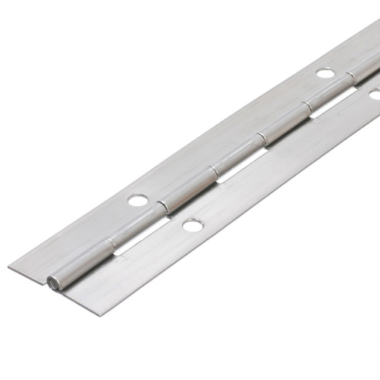 4806 Medium Duty Piano Hinge - Mild Steel - Self Colour - In-line Holes 1829 x 38 x 1.2 x 3.3mm Pin