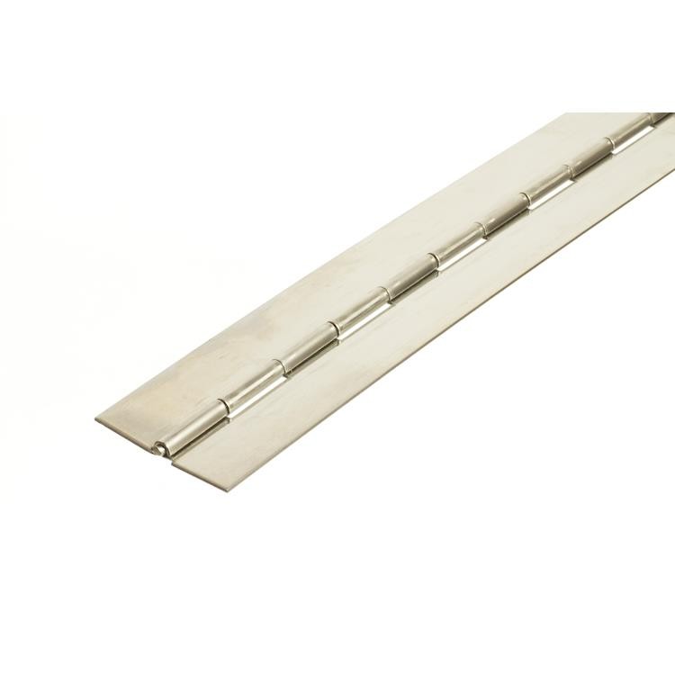 4810 Medium Duty Piano Hinge - Stainless Steel - Self Colour - No Holes 1829 x 51 x 1.2 x 3.3mm Pin