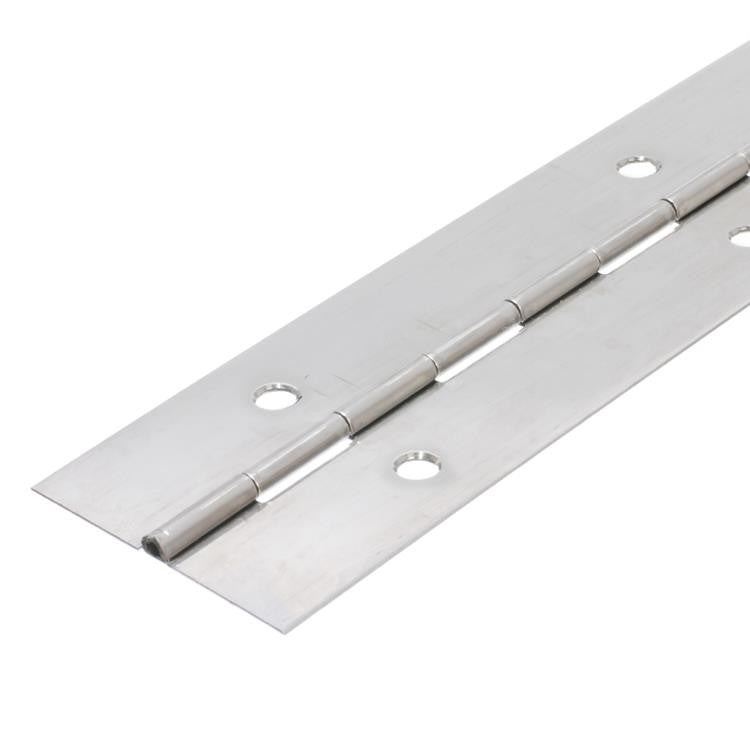 4814 Medium Duty Piano Hinge - Stainless Steel - Self Colour - In-line Holes 1829 x 64 x 1.2 x 3.3mm Pin