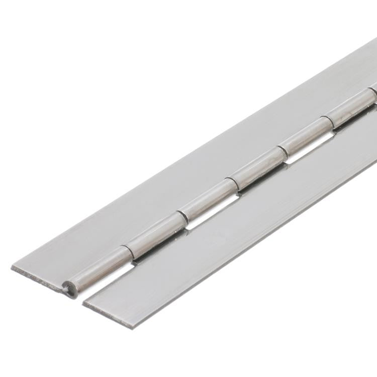 6410 Medium Duty Piano Hinge - Mild Steel - Self Colour - No Holes 1829 x 51 x 1.6 x 3.3mm Pin