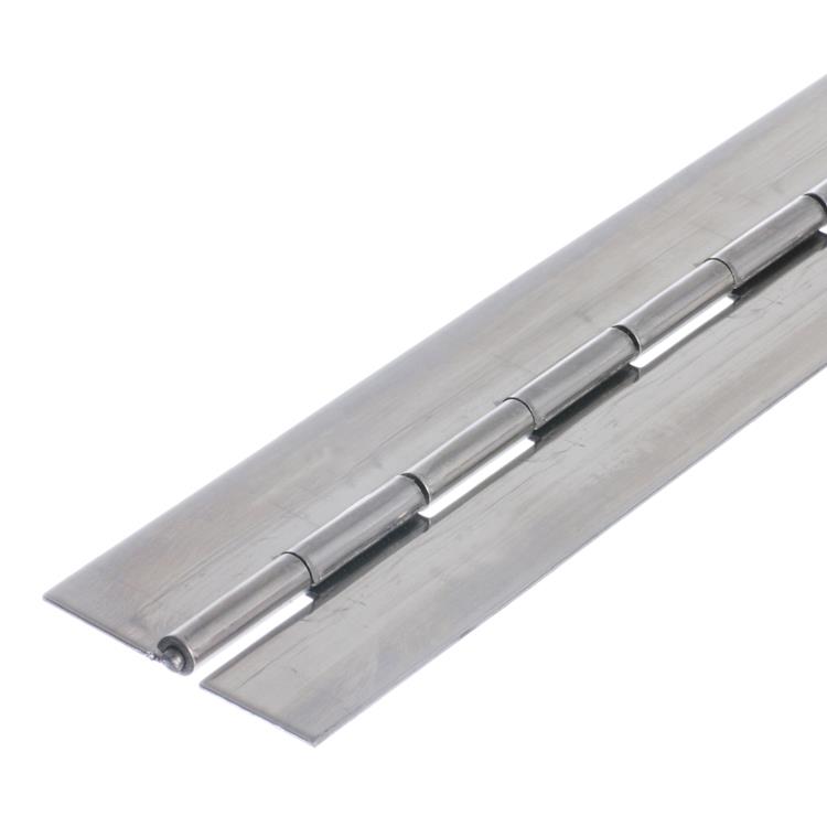 6410 Medium Duty Piano Hinge - Aluminium - Self Colour - No Holes 1829 x 51 x 1.6 x 3.3mm Pin