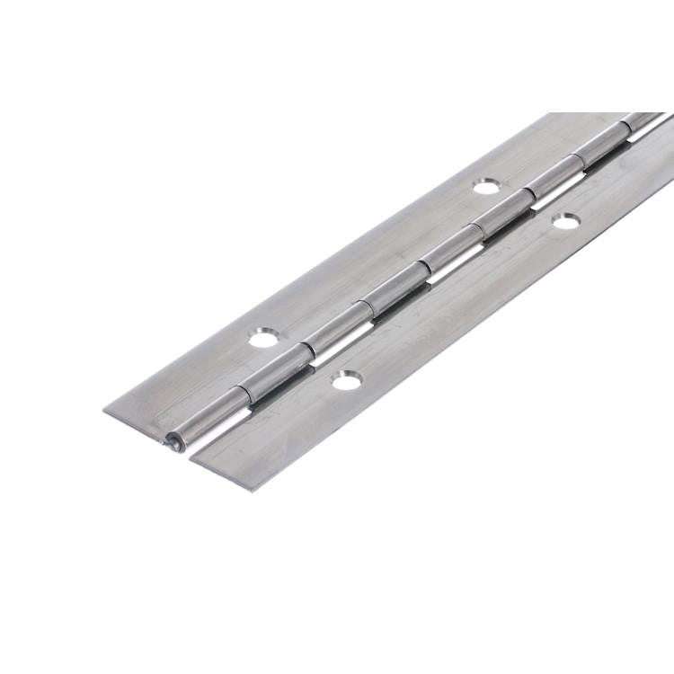 6410 Medium Duty Piano Hinge - Stainless Steel - Self Colour - In-line Holes 1829 x 51 x 1.5 x 3.5mm Pin