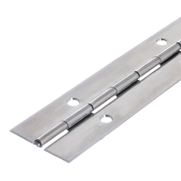 6410 Medium Duty Piano Hinge - Stainless Steel - Satin Polished - In-line Holes 1829 x 51 x 1.5 x 3.5mm Pin
