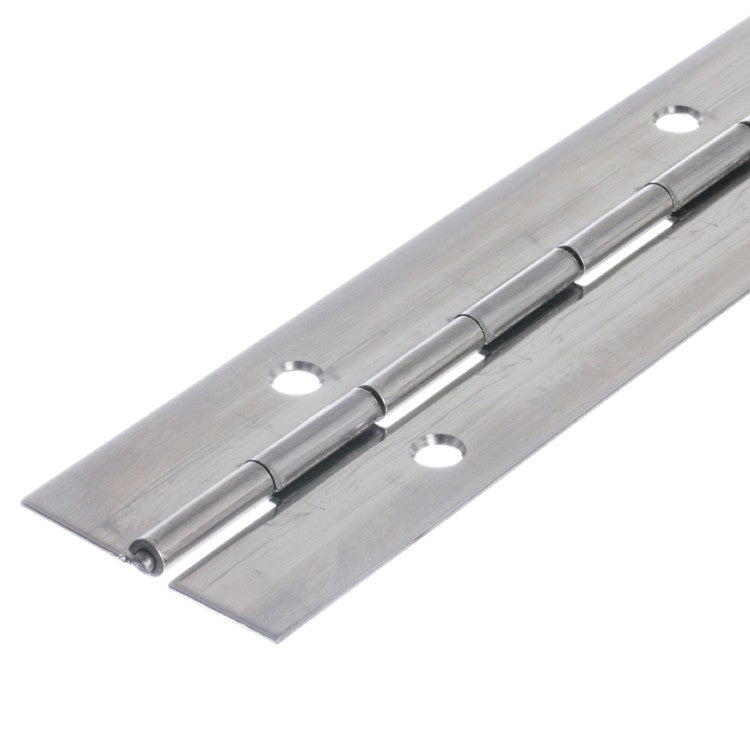 6410 Medium Duty Piano Hinge - Stainless Steel - Bright Polished - In-line Holes 1829 x 51 x 1.5 x 3.5mm Pin