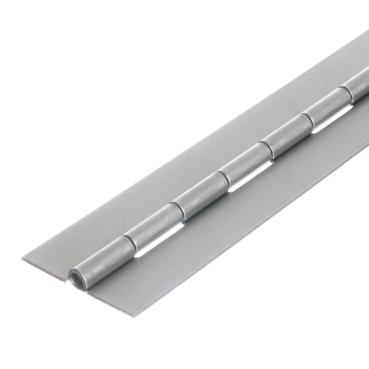 6424 Medium Duty Piano Hinge - Stainless Steel - Self Colour - No Holes 1829 x 51 x 1.6 x 4.7mm Pin