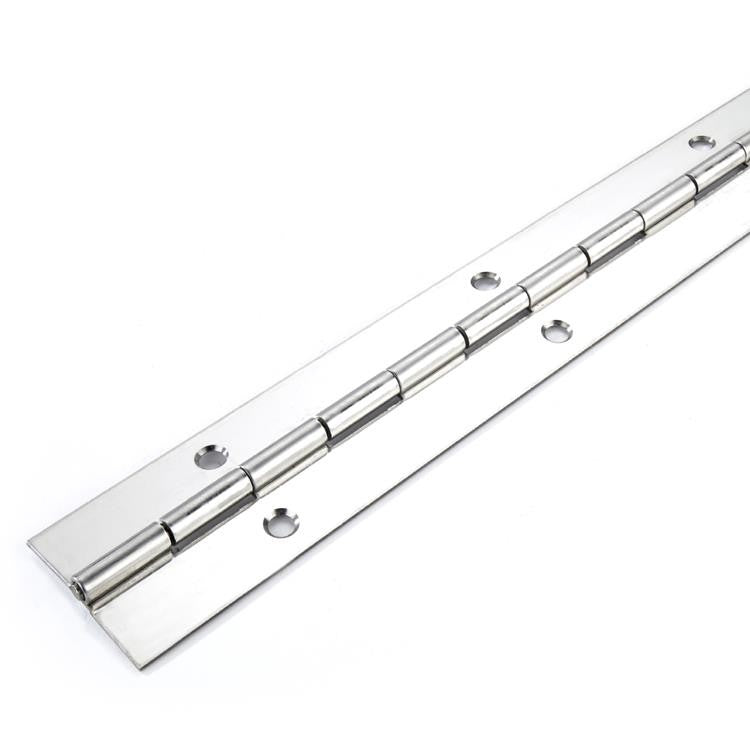 6424 Medium Duty Piano Hinge - Stainless Steel - Self Colour - In-line Holes 1829 x 51 x 1.6 x 4.7mm Pin