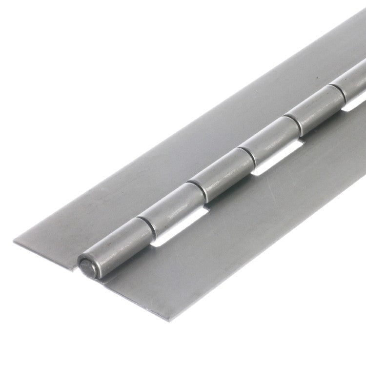 6432 Medium Duty Piano Hinge - Stainless Steel - Self Colour - No Holes 1829 x 76 x 1.6 x 4.7mm Pin