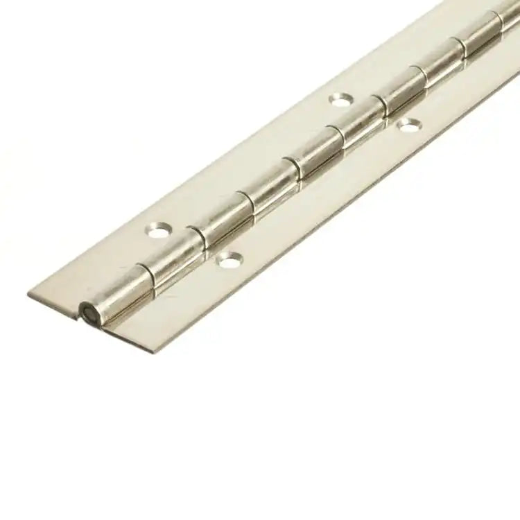 7812 Medium Duty Piano Hinge - Stainless Steel - Satin Polished - In-line Holes 1829 x 51 x 2.0 x 5.0mm Pin