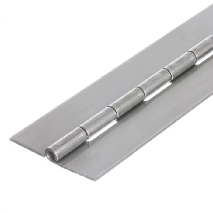 7816 Medium Duty Piano Hinge - Mild Steel - Self Colour - No Holes 1829 x 64 x 2.0 x 5.0mm Pin