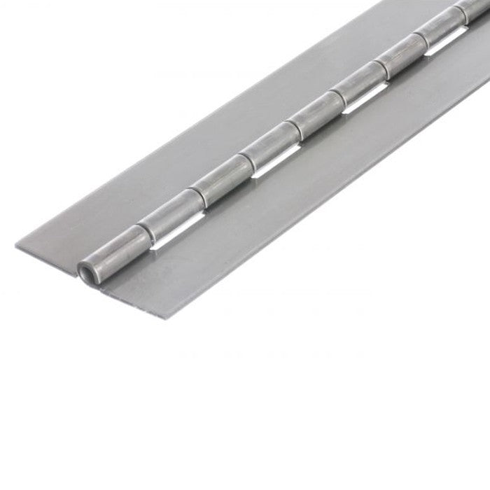 7822 Medium Duty Piano Hinge - Mild Steel - Self Colour - No Holes 1829 x 51 x 2.0 x 6.3mm Pin