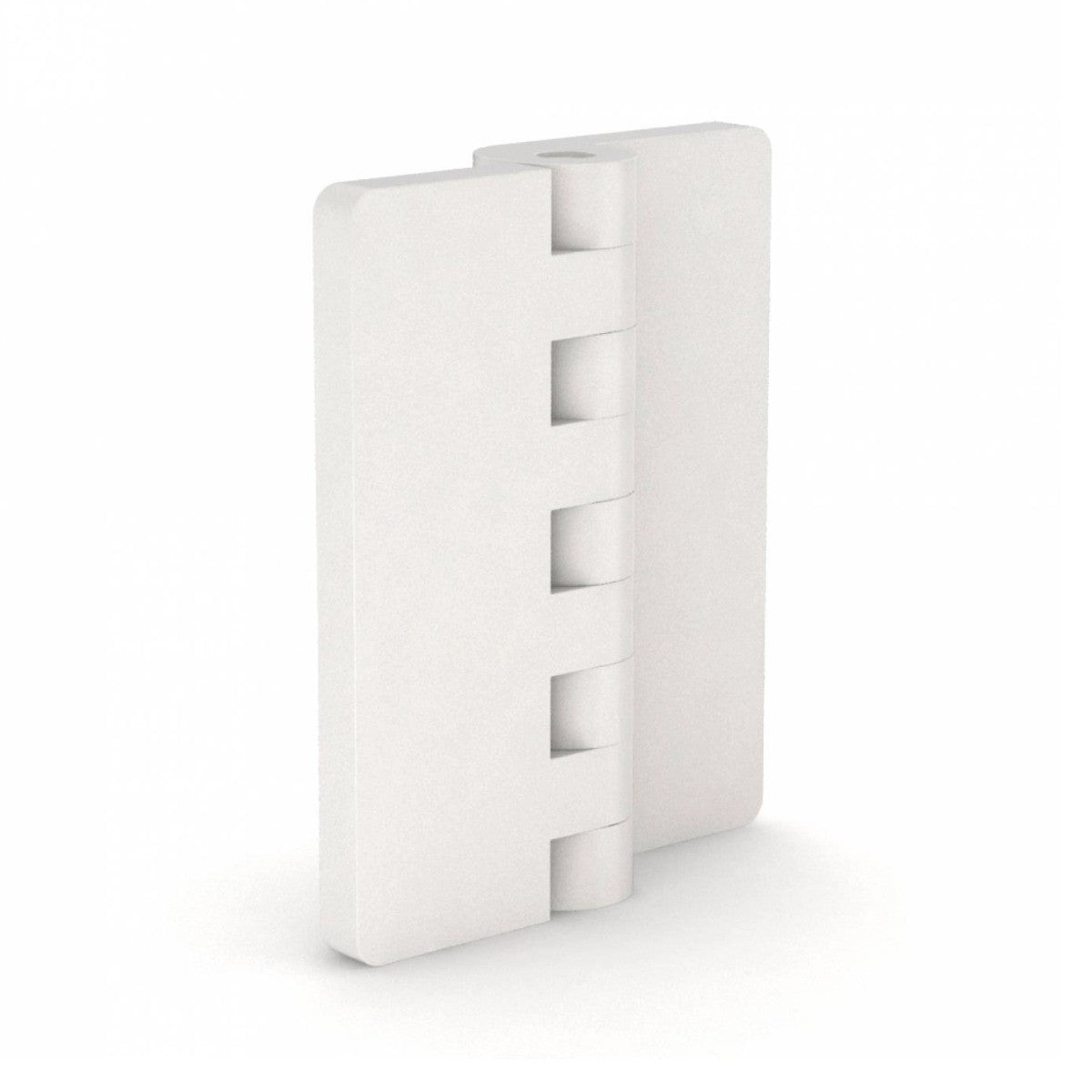 Polymer Hinge With Polymer Pin - 63.5 mm x 54 mm reverse assembled - White