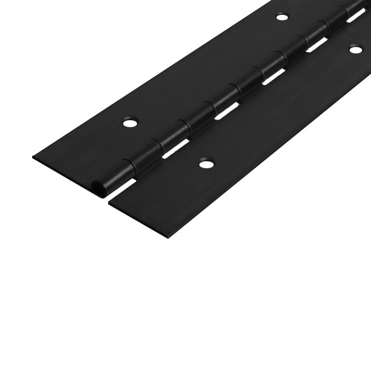 56016 Architectural Continuous Hinge - Length 2000mm - Width 76.2mm - Thickness 2.5mm - Stainless Steel - Black Powder Coat