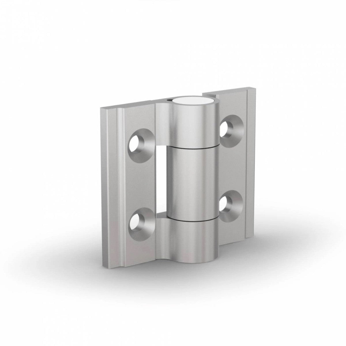 Aluminium Spring Hinge 0.20 Nm - Sprung Closed - Black anodised