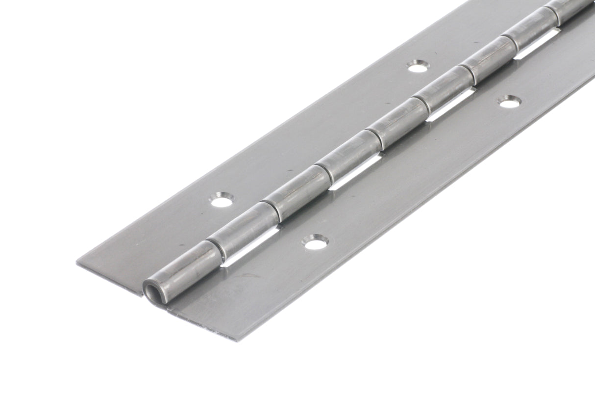 7816 Medium Duty Piano Hinge - Stainless Steel - Satin Polished - In-line Holes 1829 x 64 x 2.0 x 5.0mm Pin