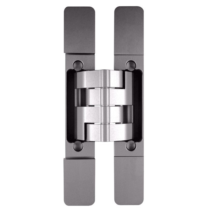 Pivota DX180 3D Design Fully Concealed Adjustable Hinge - Mild Steel - Satin Nickel Finish