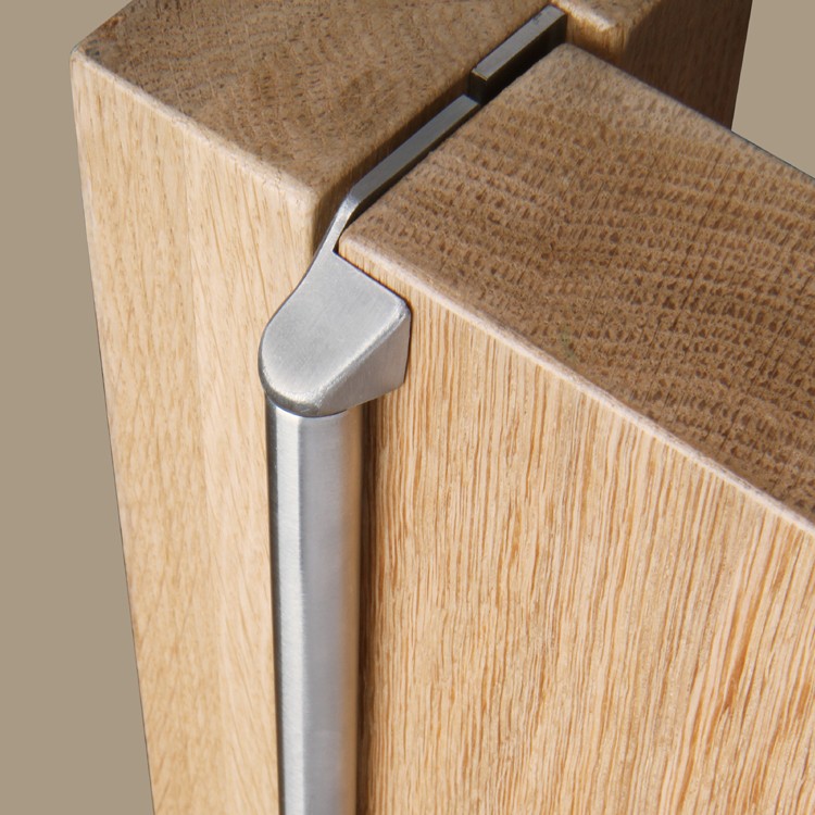 56135AL Interleaf Piano Hinge - Reduced Ligature - Stainless Steel - Satin Polished - Staggered Holes 2134 x 90.5 x 2.5 x 7mm Pin