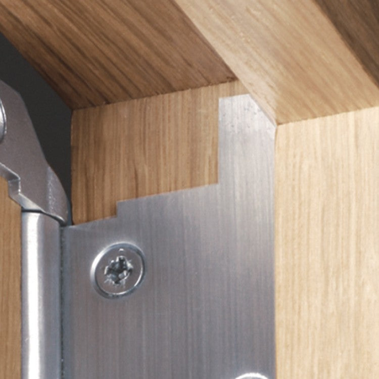 56135AL Interleaf Piano Hinge - Reduced Ligature - Stainless Steel - Satin Polished - Staggered Holes 2134 x 90.5 x 2.5 x 7mm Pin