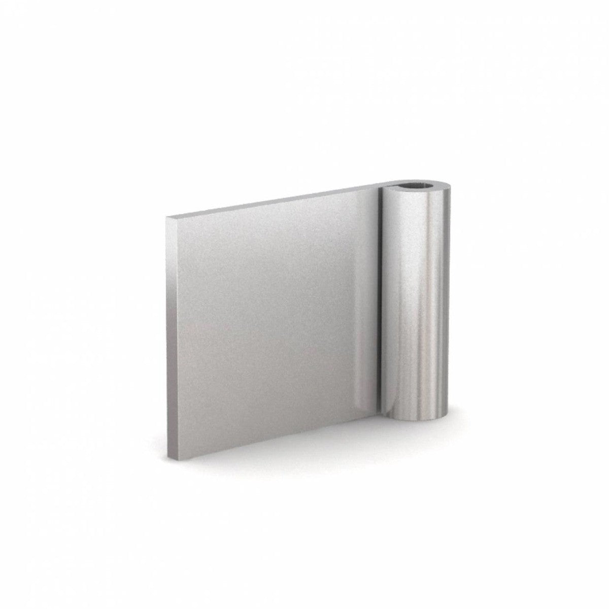 Single Knuckle Hinge Half - Width 50mm x Length 40mm - Thickness 3mm - Steel