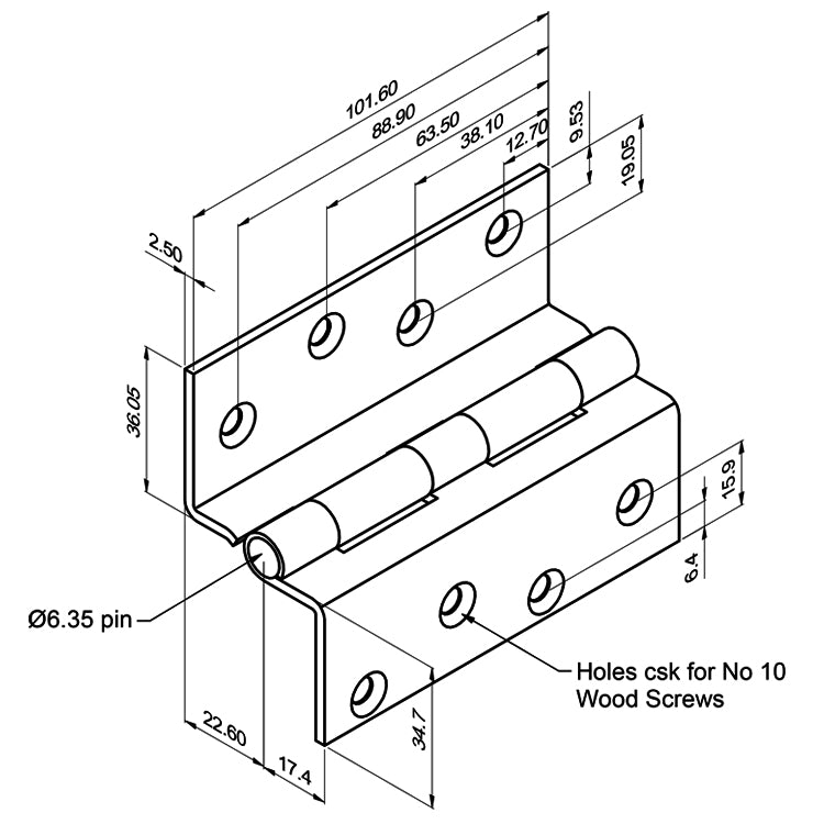 stormproof hinge