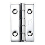 7035 Plain Knuckle Butt Hinge - Stainless Steel - Bright Polished 63 x 38 x 2mm