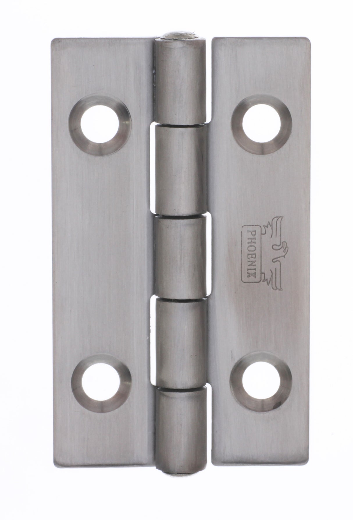 7035 Plain Knuckle Butt Hinge - Stainless Steel - Satin Polished 64 x 38 x 2mm