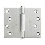 7750 Concealed Bearing Hinge - Square Corner - Staggered Hole - Stainless Steel - Satin Polished 102 x 127 x 3mm