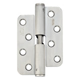 7915 Loadmaster Rising Lift Off Hinge - Radius Corner - Clockwise Close - Stainless Steel - Satin Polished 100 x 76 x 3mm