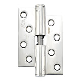 7916 Loadmaster Rising Lift Off Hinge - Square Corner - Anti-Clockwise Close - Stainless Steel - Bright Polished 100 x 76 x 3mm