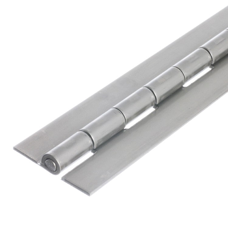1006 Heavy Duty Piano Hinge - Mild Steel - Self Colour - No Holes 1829 x 51 x 2.5 x 7mm Pin