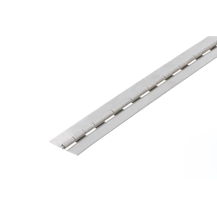 3624 Light Duty Piano Hinge - Stainless Steel - Self Colour - No Holes 1829 x 32 x 0.9 x 3.3mm Pin