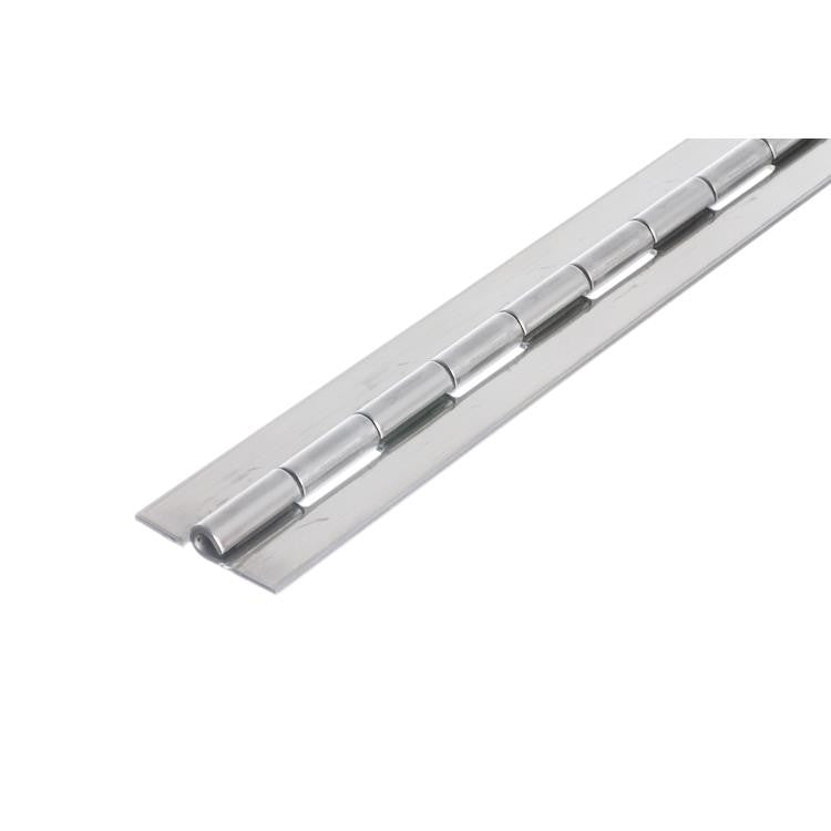 7808 Medium Duty Piano Hinge - Stainless Steel - Self Colour- No Holes 1829 x 38 x 2.0 x 5.0mm Pin